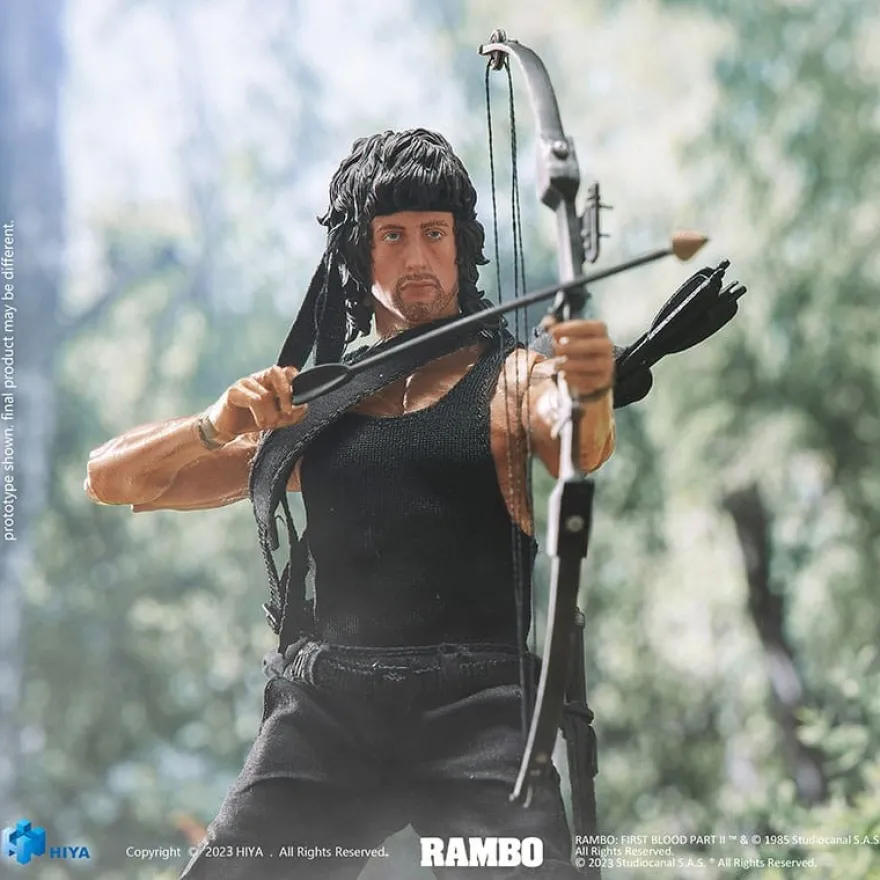 Rambo Exquisite Super Actionfigur 1/12 First Blood II John Rambo 16 cm