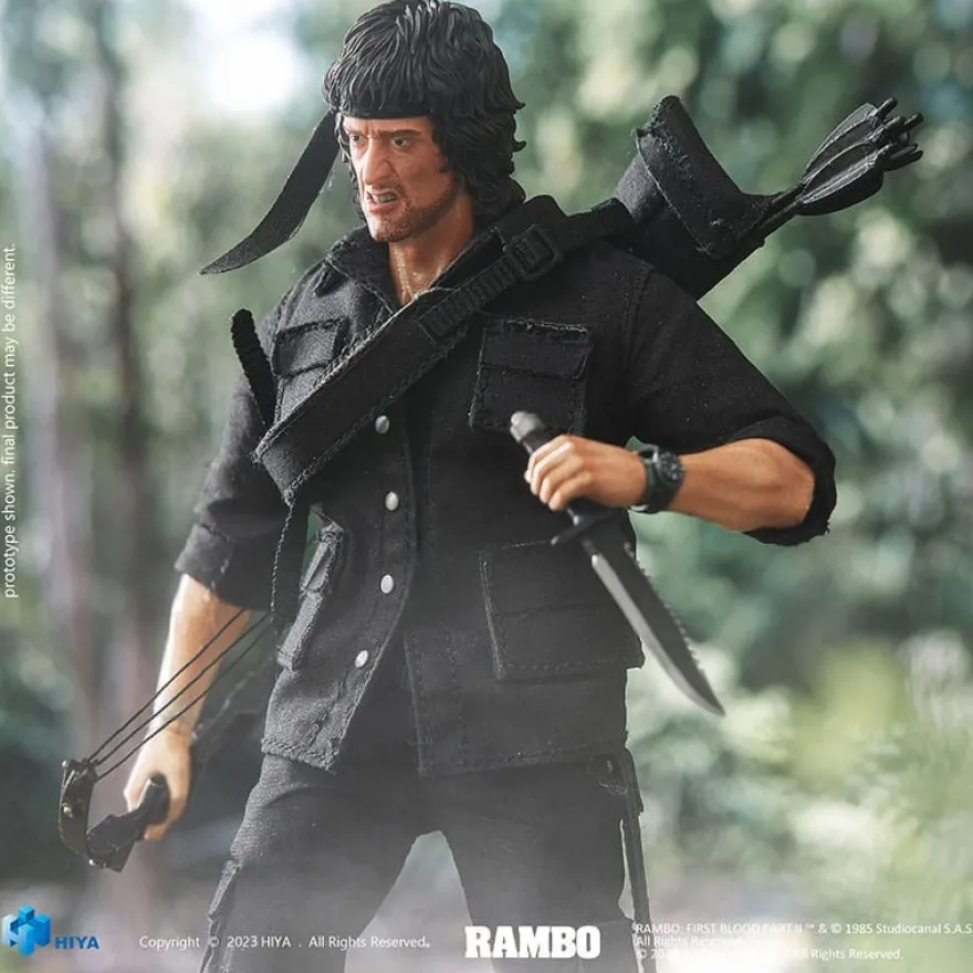 Rambo Exquisite Super Actionfigur 1/12 First Blood II John Rambo 16 cm