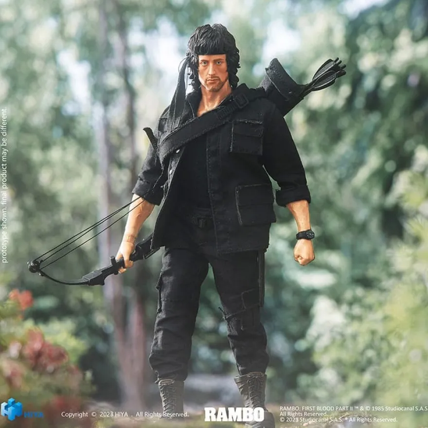 Rambo Exquisite Super Actionfigur 1/12 First Blood II John Rambo 16 cm
