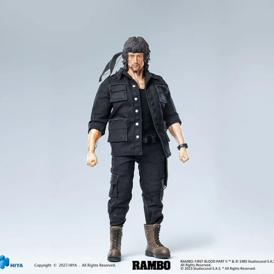 Rambo Exquisite Super Actionfigur 1/12 First Blood II John Rambo 16 cm