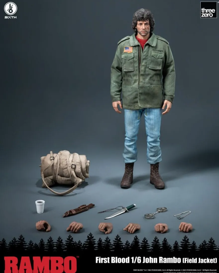 Rambo: First Blood Actionfigur 1/6 John Rambo (Field Jacket) 31 cm