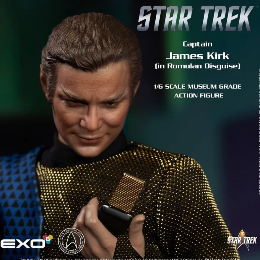 Raumschiff Enterprise Actionfigur 1/6 Captain James T. Kirk (Romulan Disguise) 29 cm
