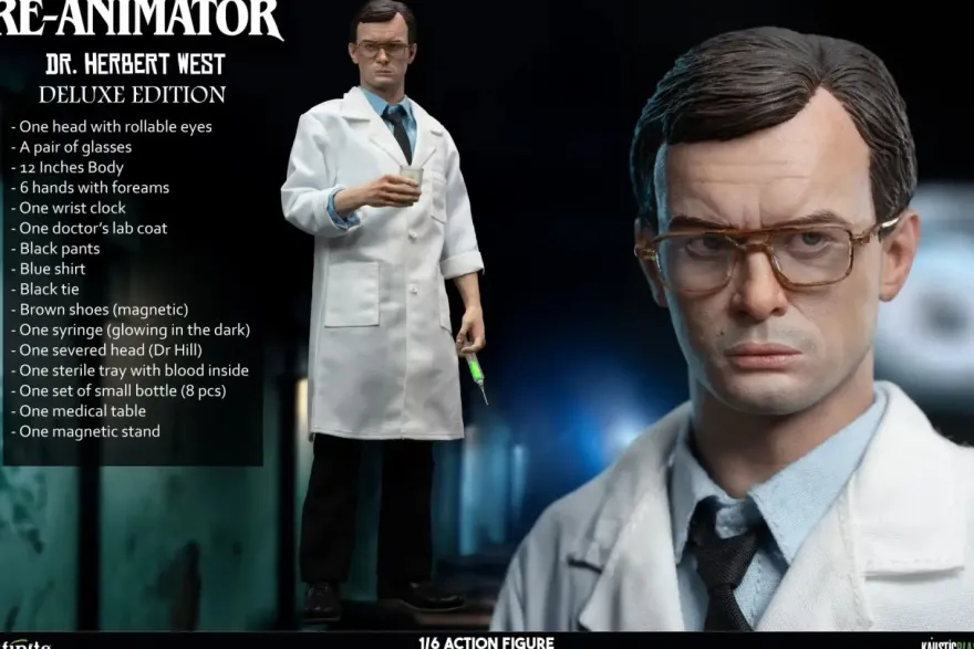 Re-animator Doctor Herbert West 1/6 Action Figure Deluxe Edition