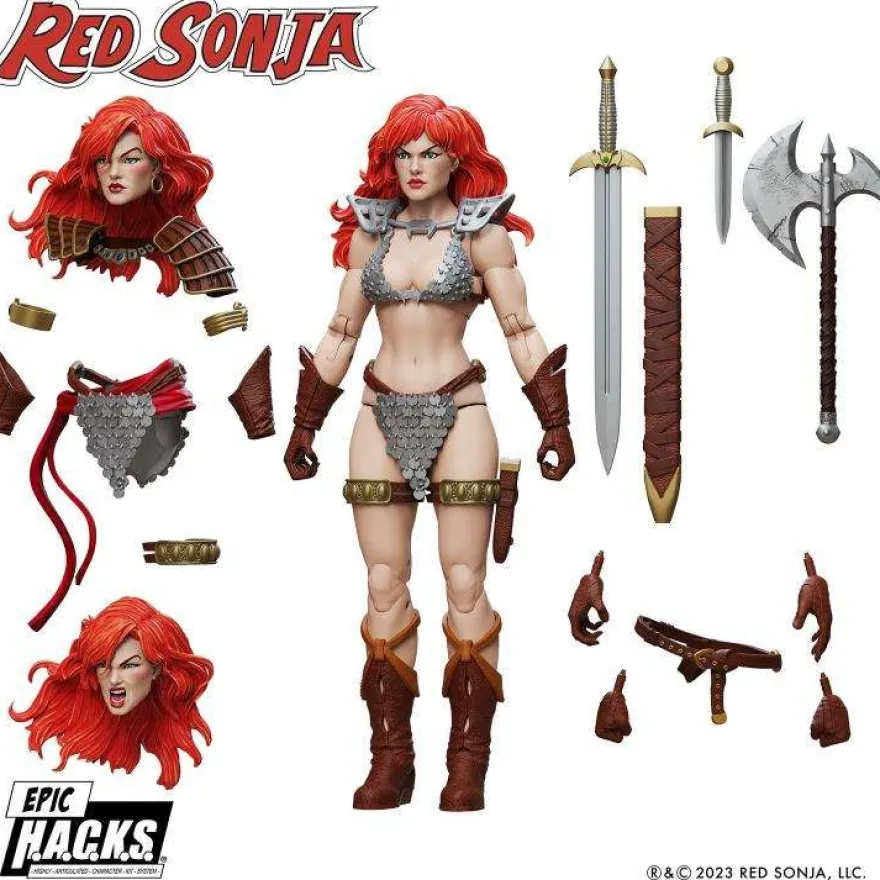 Red Sonja 50th Anniversary Epic H.A.C.K.S. Actionfigur