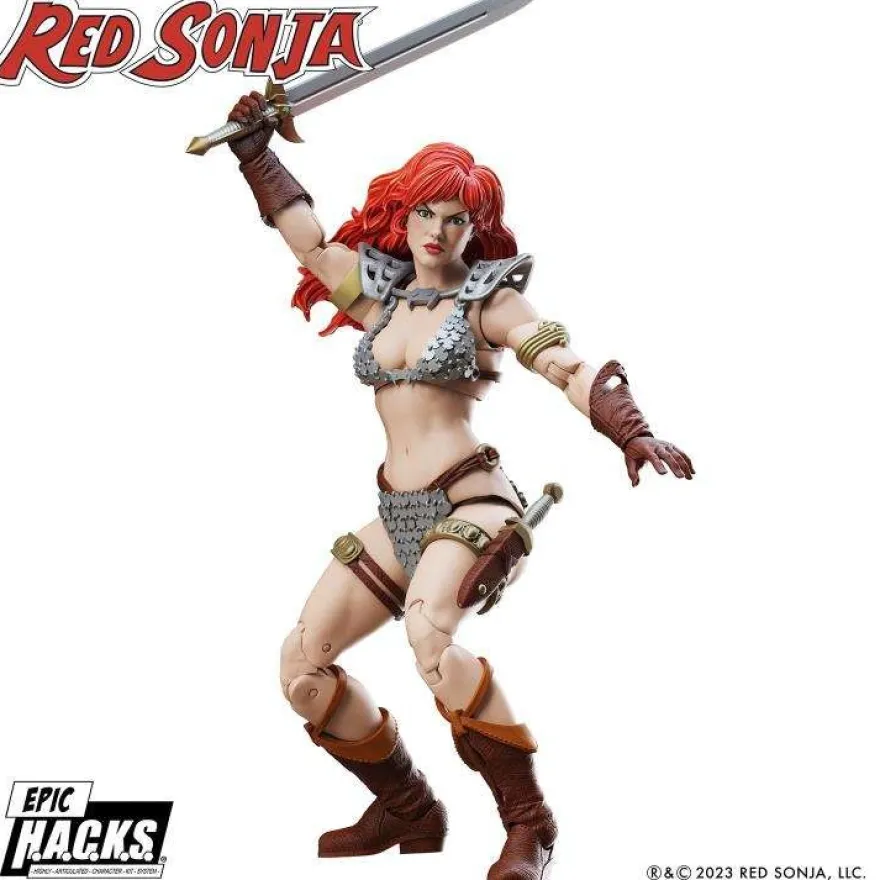 Red Sonja 50th Anniversary Epic H.A.C.K.S. Actionfigur