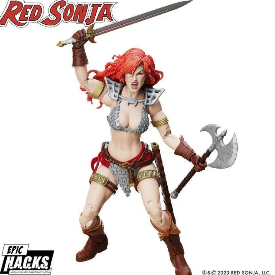 Red Sonja 50th Anniversary Epic H.A.C.K.S. Actionfigur