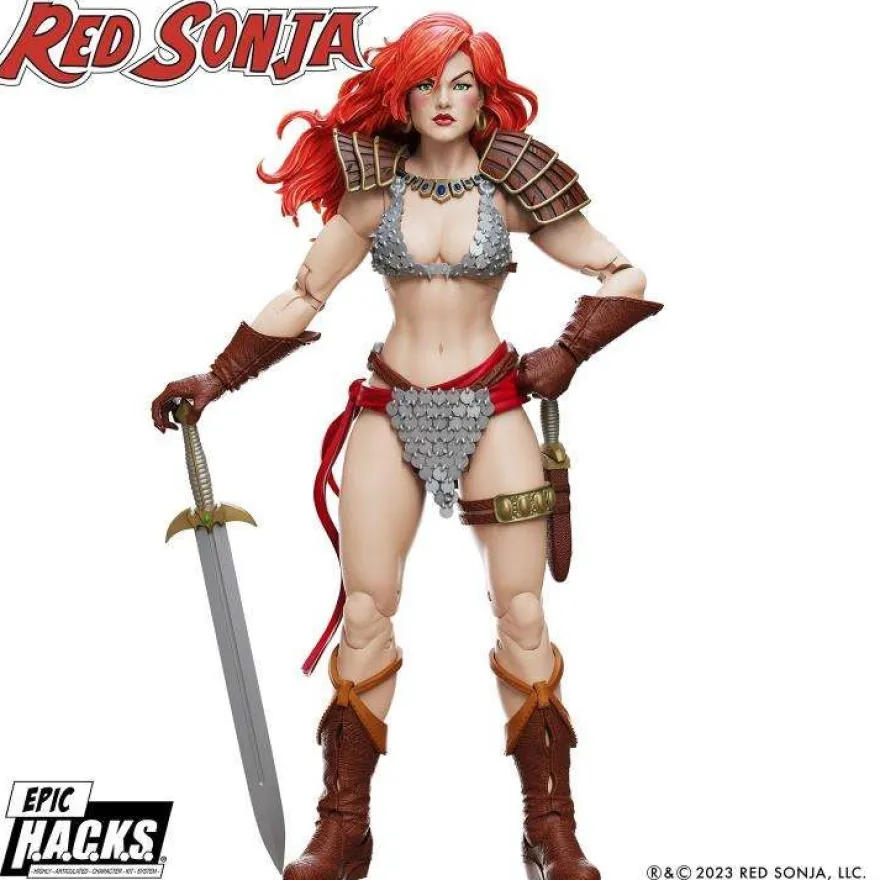 Red Sonja 50th Anniversary Epic H.A.C.K.S. Actionfigur