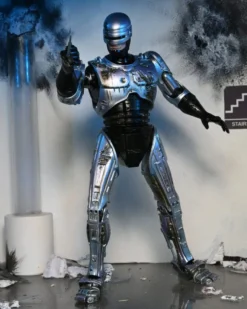 RoboCop Actionfigur Ultimate Battle Damaged RoboCop with Chair