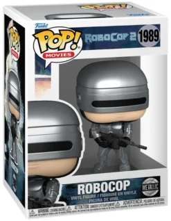 Robocop POP! Movies Vinyl Figur Robocop (Metallic) 9 cm