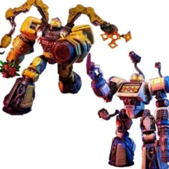 Robo Force Actionfiguren Maxx 89 und Wrecker (2)