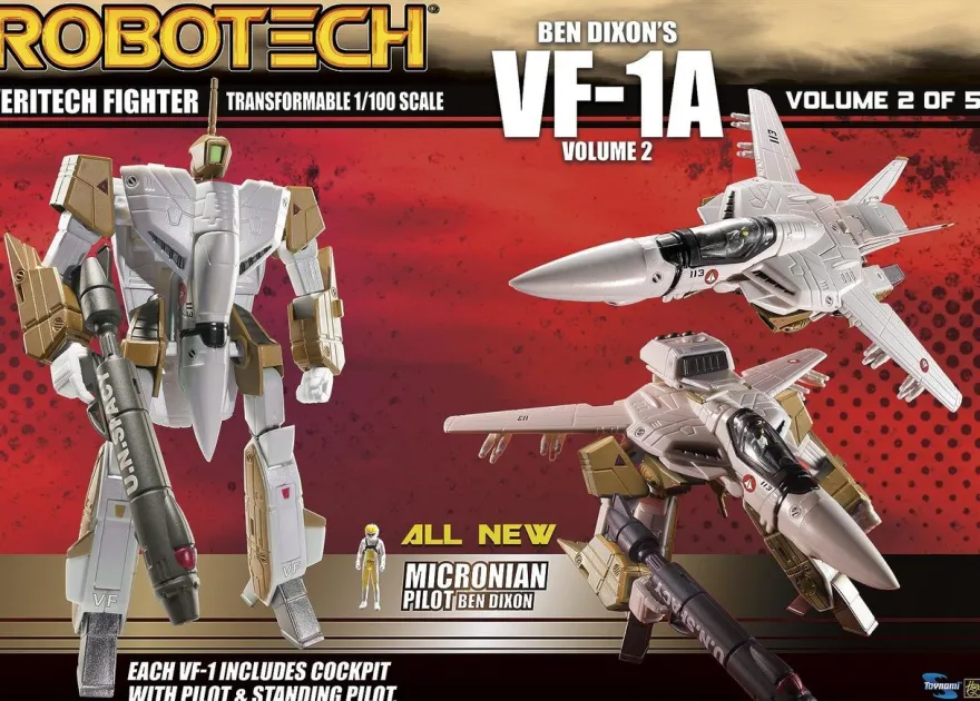 Robotech Veritech Micronian Pilot Collection Actionfigur 1/100 Ben Dixon VF-1A