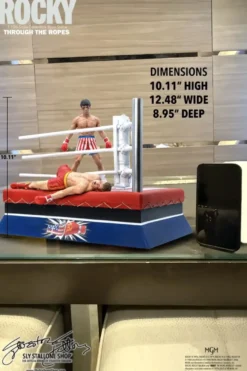 Rocky Over Drago Through The Ropes 1/10 Statue