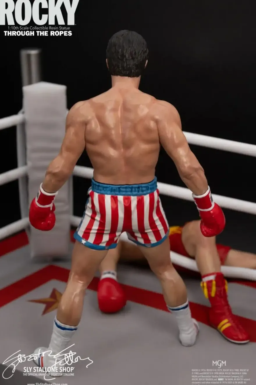 Rocky Over Drago Through The Ropes 1/10 Statue