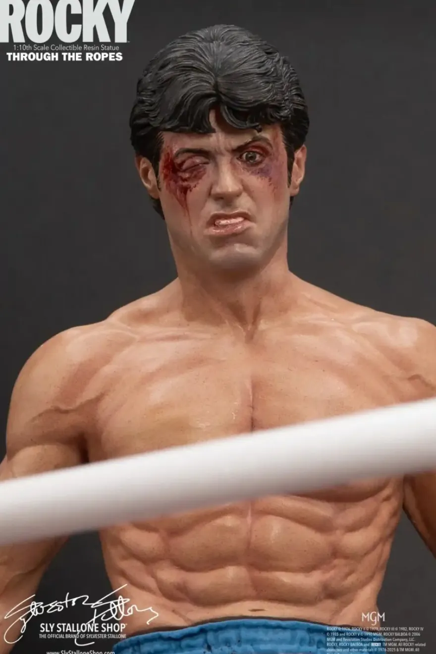 Rocky Over Drago Through The Ropes 1/10 Statue