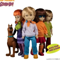 Scooby-Doo Build A Figure Living Dead Dolls Puppen Shaggy & Daphne & Fred & Velma (4er Set)