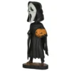 Scream Head Knocker Wackelkopf-Figur Ghost Face with Pumpkin 20 cm