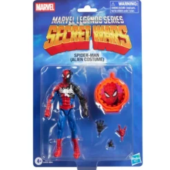 Secret Wars Marvel Legends Series Spider-Man (Alien Costume) 6-Inch Actionfigur