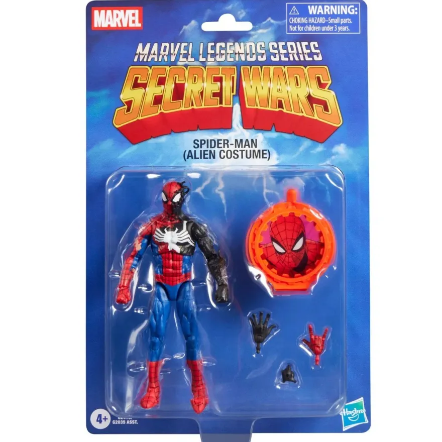 Secret Wars Marvel Legends Series Spider-Man (Alien Costume) 6-Inch Actionfigur