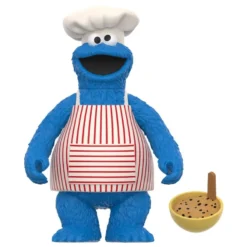 Sesamstraße ReAction Actionfigur Wave 04 Chef Cookie Monster 10 cm