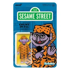 Sesamstraße ReAction Actionfigur Wave 6 Count Von Count (PJs)