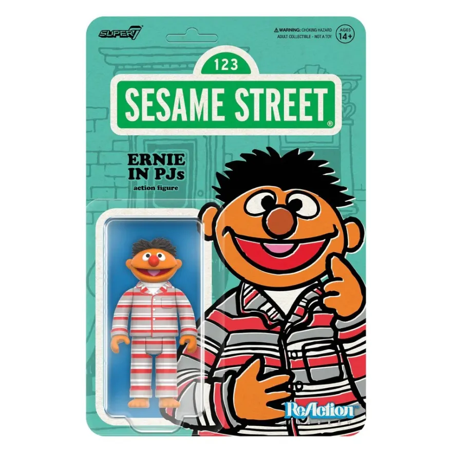 Sesamstraße ReAction Actionfigur Wave 6 Ernie (PJs)