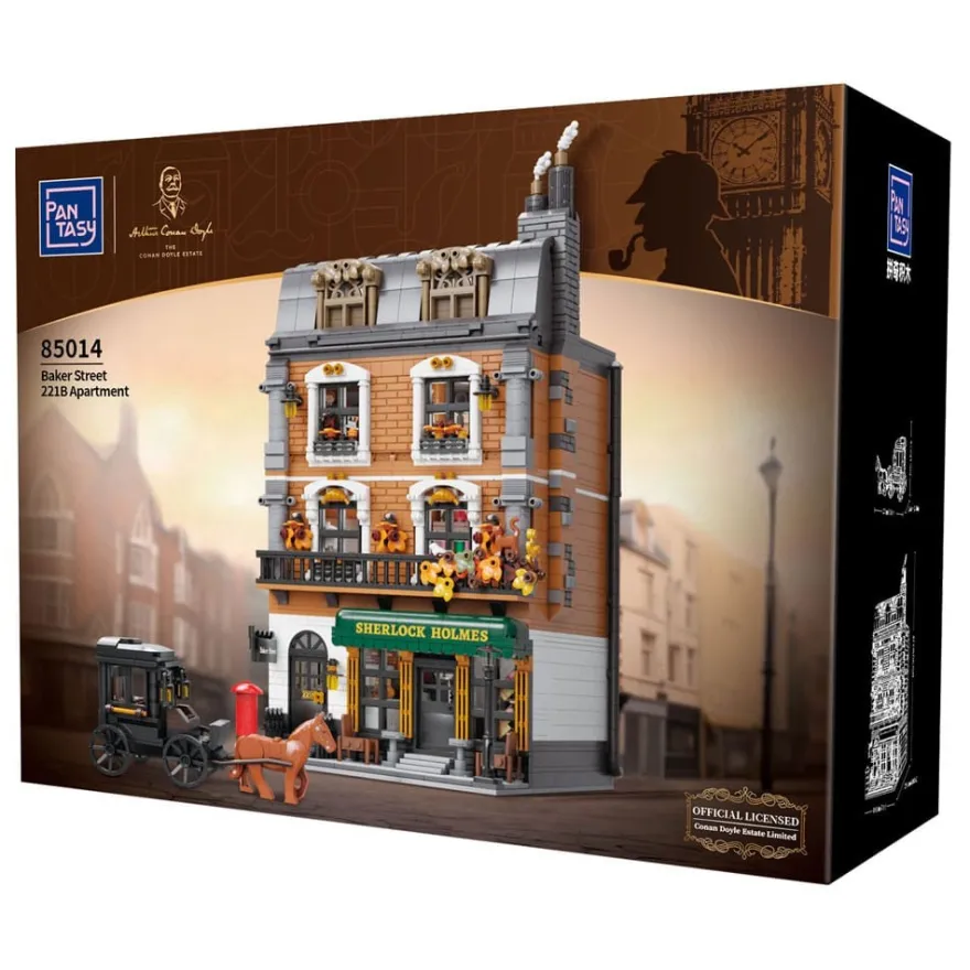 Sherlock Holmes Bauset Baker Street 221B Apartment 42 cm