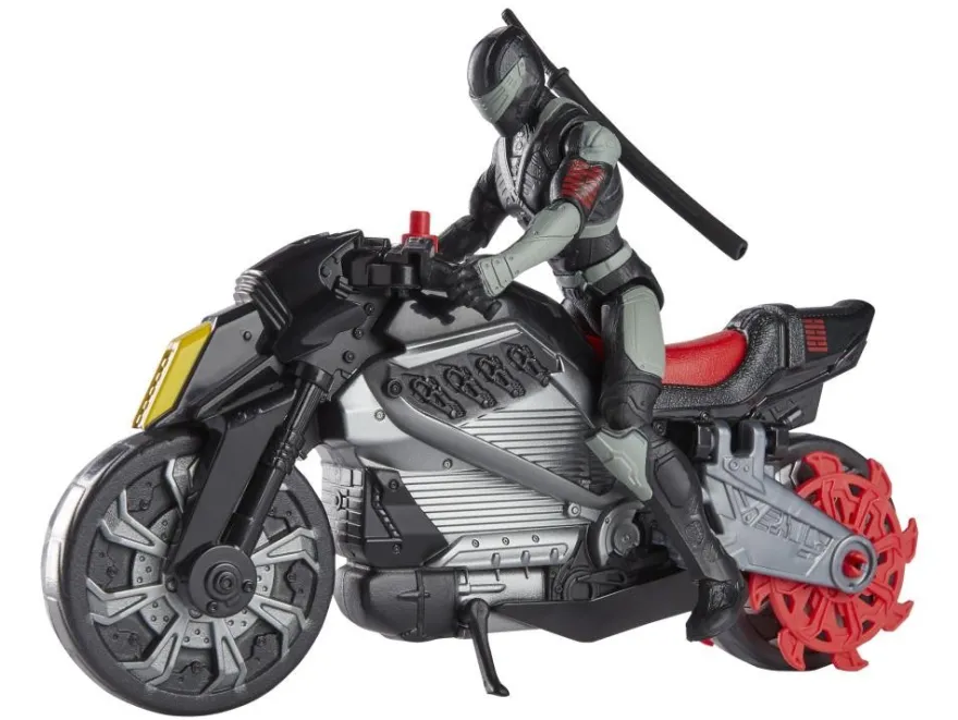 Snake Eyes - G.I. Joe Origins Fahrzeug-Set 15 cm Snake Eyes with Stealth Cycle