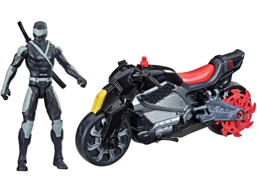 Snake Eyes - G.I. Joe Origins Fahrzeug-Set 15 cm Snake Eyes with Stealth Cycle