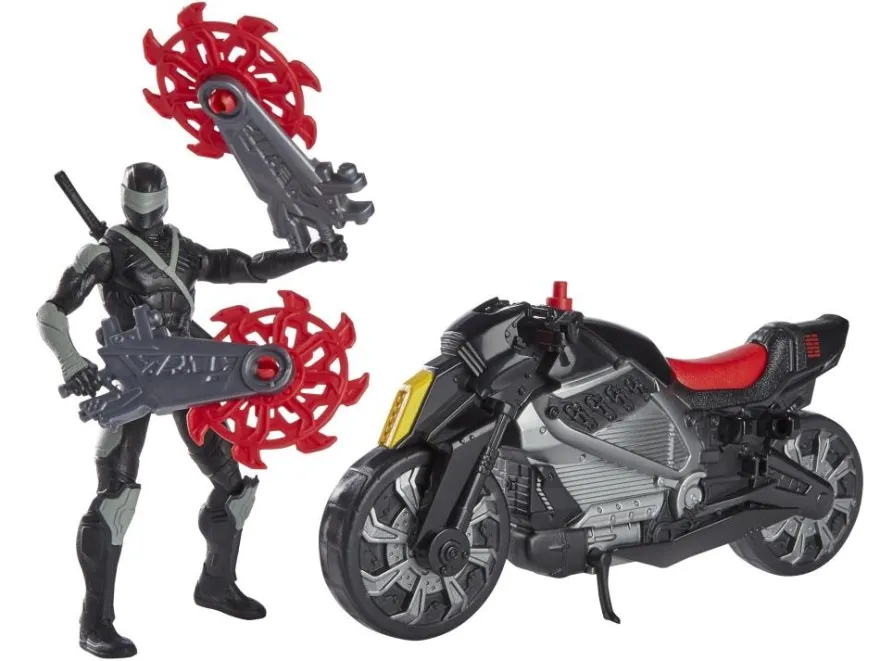 Snake Eyes - G.I. Joe Origins Fahrzeug-Set 15 cm Snake Eyes with Stealth Cycle