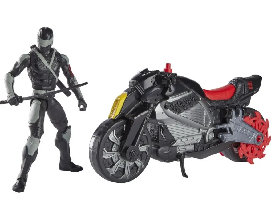 Snake Eyes - G.I. Joe Origins Fahrzeug-Set 15 cm Snake Eyes with Stealth Cycle