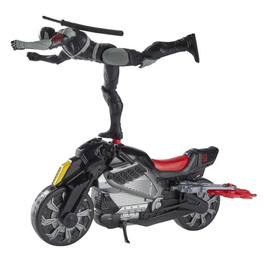 Snake Eyes - G.I. Joe Origins Fahrzeug-Set 15 cm Snake Eyes with Stealth Cycle