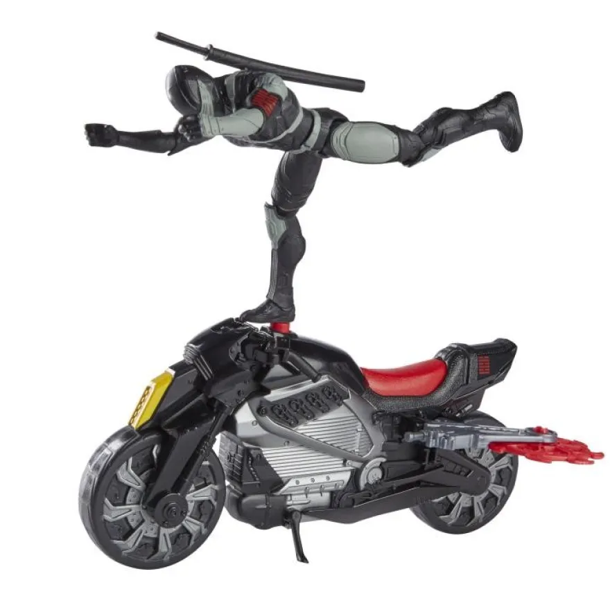 Snake Eyes - G.I. Joe Origins Fahrzeug-Set 15 cm Snake Eyes with Stealth Cycle