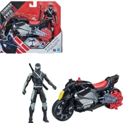 Snake Eyes - G.I. Joe Origins Fahrzeug-Set 15 cm Snake Eyes with Stealth Cycle