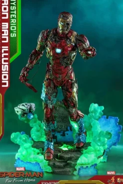 Spider-Man Far From Home Movie Masterpiece Actionfigur 1/6 Mysterio's Iron Man Illusion