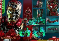Spider-Man Far From Home Movie Masterpiece Actionfigur 1/6 Mysterio's Iron Man Illusion