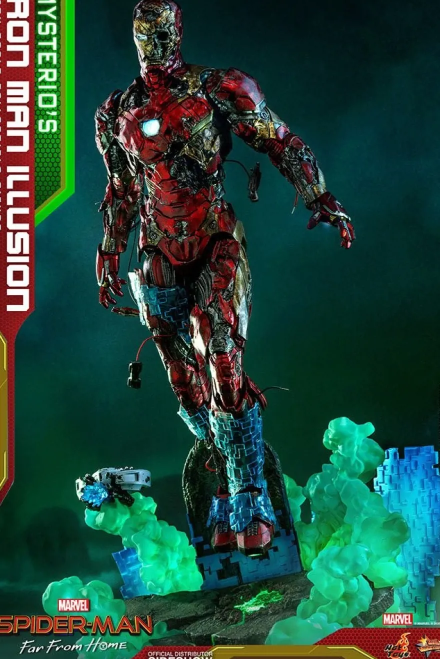 Spider-Man Far From Home Movie Masterpiece Actionfigur 1/6 Mysterio's Iron Man Illusion