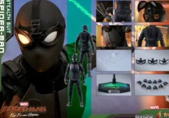 Spider-Man Far From Home Movie Masterpiece Actionfigur 1/6 Spider-Man (Stealth Suit)
