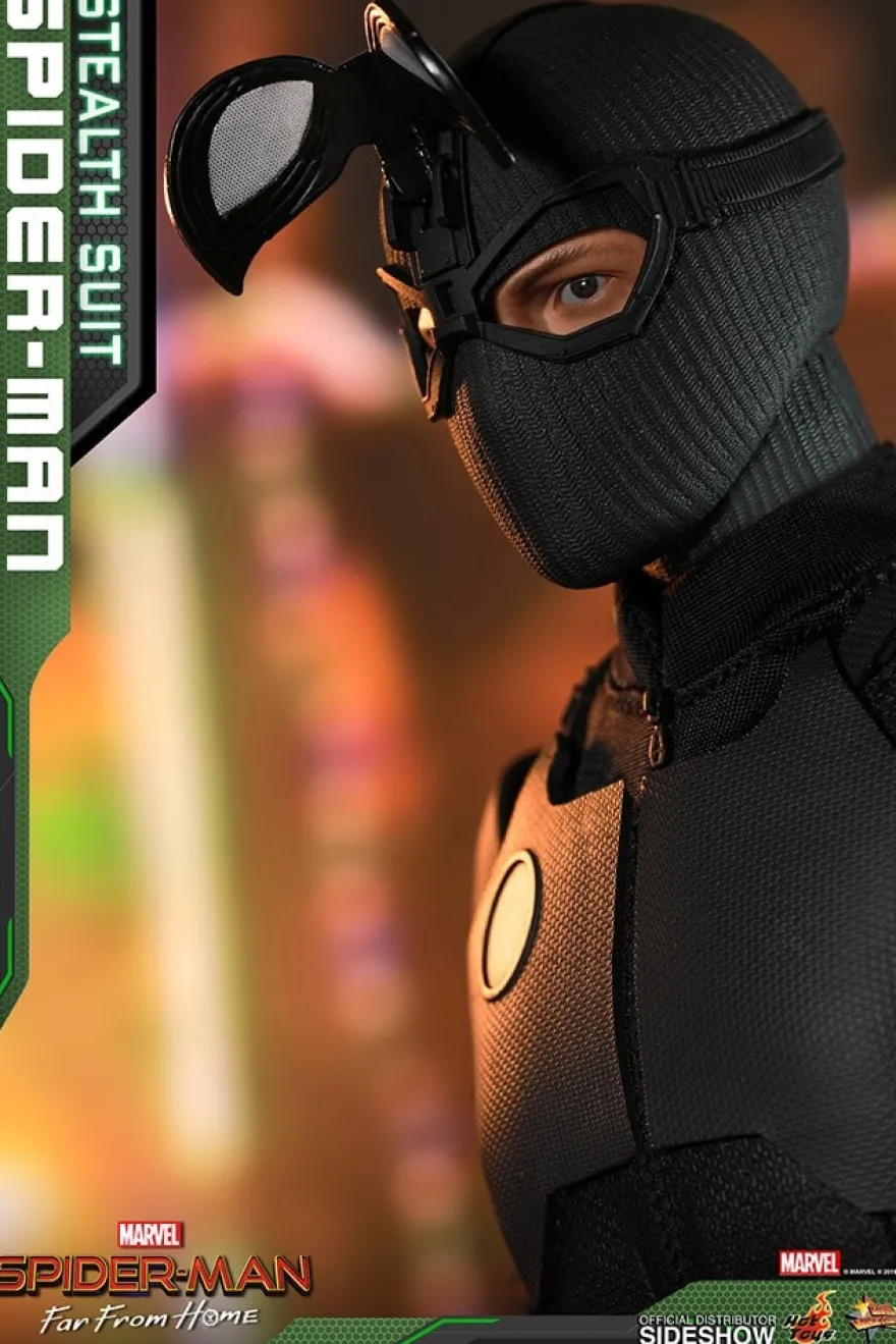 Spider-Man Far From Home Movie Masterpiece Actionfigur 1/6 Spider-Man (Stealth Suit)