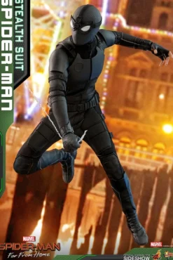 Spider-Man Far From Home Movie Masterpiece Actionfigur 1/6 Spider-Man (Stealth Suit)