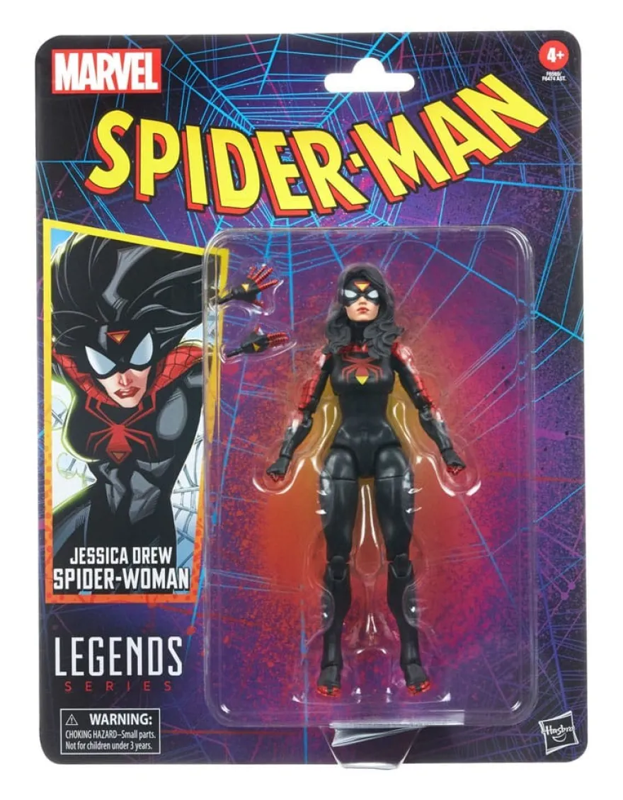 Spider-Man Marvel Legends Retro Actionfigur Jessica Drew Spider-Woman