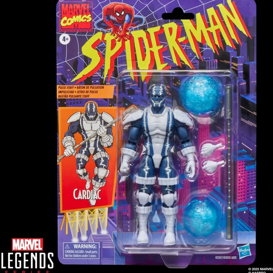 Spider-Man Marvel Legends Retro Cardback Cardiac Actionfigur