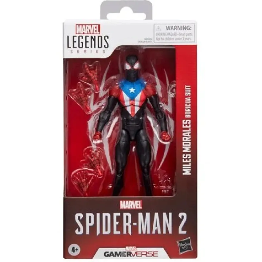 Spider-Man Marvel Legends Series Gamerverse Miles Morales Boricua Suit Actionfigur