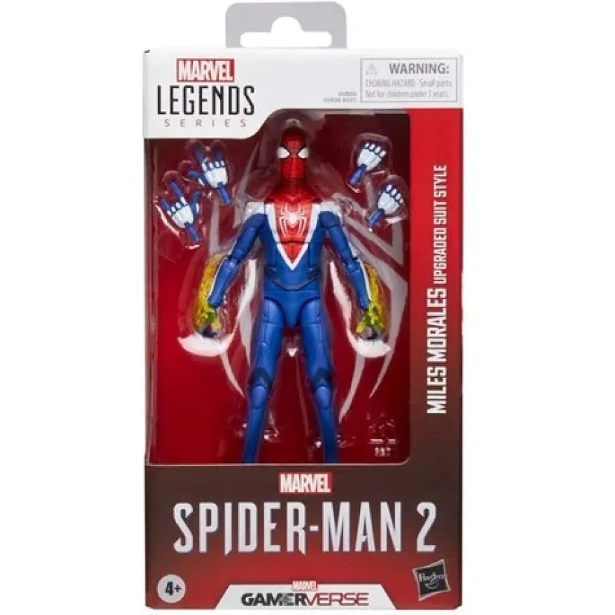 Spider-Man Marvel Legends Series Gamerverse Miles Morales Upgraded Suit Actionfigur
