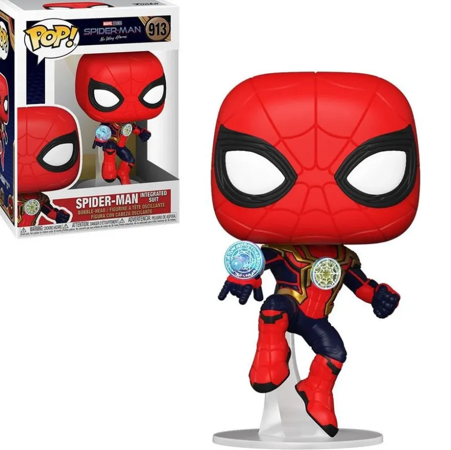 Spider-Man No Way Home Funko Pop! Vinylfigur Spider-Man (Integrated Suit)