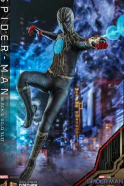 Spider-Man No Way Home Movie Masterpiece Actionfigur 1/6 Spider-Man (Black & Gold Suit)