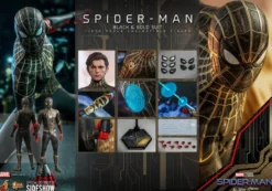 Spider-Man No Way Home Movie Masterpiece Actionfigur 1/6 Spider-Man (Black & Gold Suit)