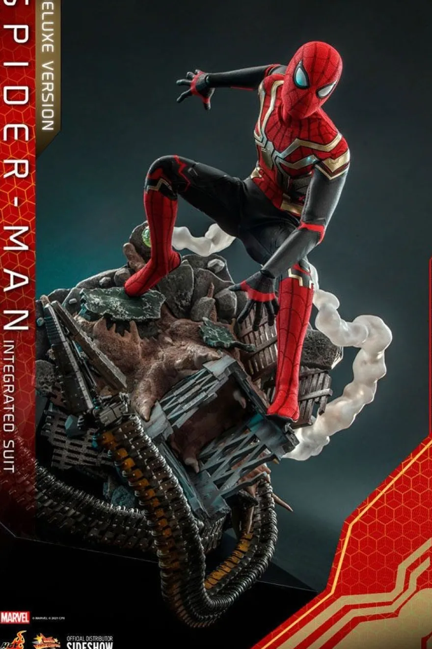 Spider-Man No Way Home Movie Masterpiece Actionfigur 1/6 Spider-Man (Integrated Suit) Deluxe Version