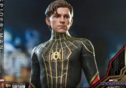 Spider-Man No Way Home Movie Masterpiece Actionfigur 1/6 Spider-Man (Black & Gold Suit)