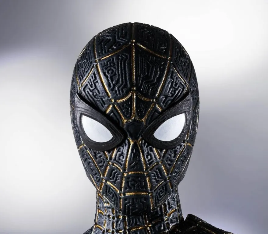 Spider-Man No Way Home S.H. Figuarts Actionfigur Spider-Man (Black & Gold Suit) Special Set