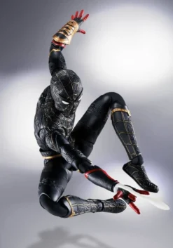 Spider-Man No Way Home S.H. Figuarts Actionfigur Spider-Man (Black & Gold Suit) Special Set